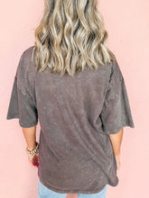 Oversized Gray Leopard Graphic Cotton T-Shirt for Women