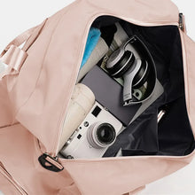 Oversized Nylon Polyester Duffel Bag with Shoe Compartment