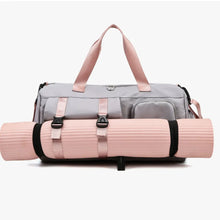 Oversized Oxford Cloth Duffel Bag with Shoulder Strap and Pockets