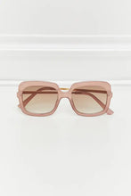 Oversized Square Sunglasses with Metal-Plastic Hybrid Frame Sunglasses