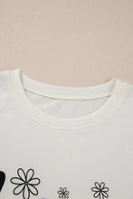 Oversized White T Shirt Dress with Floral In My Mom Era Graphic Woman T Shirts