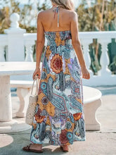 Paisley Print Halter Maxi Dress Maxi Dresses