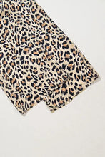 Parchment Leopard Drawstring Flowy Wide Leg Pants Woman Pants