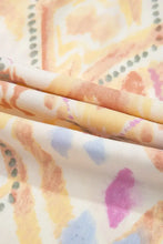 Pastel Floral Print Maxi Dress with Smocked Waist and Side Slit Maxi Dresses