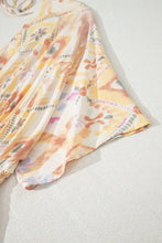 Pastel Floral Print Maxi Dress with Smocked Waist and Side Slit Maxi Dresses