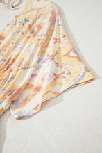 Pastel Floral Print Maxi Dress with Smocked Waist and Side Slit Maxi Dresses