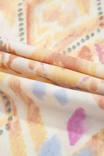 Pastel Floral Print Maxi Dress with Smocked Waist and Side Slit Maxi Dresses