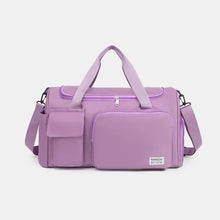 Pastel Lavender Duffel Bag Oversize Oxford Cloth Travel Bag Heliotrope Purple One Size
