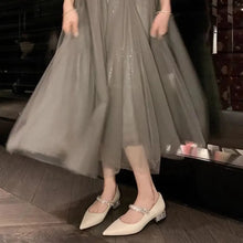 Patent Leather Mary Jane Shoes with Crystal and Jeweled Straps Woman Loafers