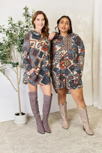 Patterned Hooded Shirt Dress Jacket for Women Outerwear Jeans Size Friendly Woman Outerwear