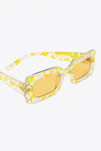 Patterned Rectangle Sunglasses with Polycarbonate Lenses and UV400 Protection Sunglasses