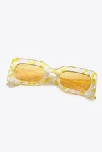 Patterned Rectangle Sunglasses with Polycarbonate Lenses and UV400 Protection Sunglasses