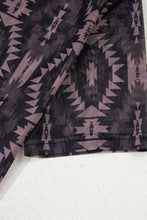 Patterned Semi Sheer Stretch Top for Women Woman T Shirts