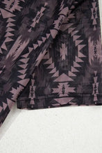 Patterned Semi Sheer Stretch Top for Women Woman T Shirts