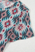 Patterned Sheer Mesh Bodysuit for Women Woman T Shirts