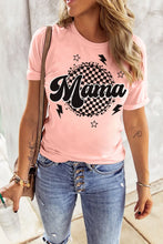 Peach Mama Graphic Tee for Women Blush Pink