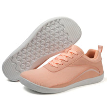 Peach Mesh Athletic Shoes for Women Lightweight Running Sneakers