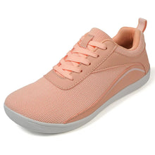 Peach Mesh Athletic Shoes for Women Lightweight Running Sneakers