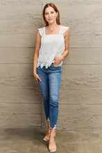 Perfee Lace Detail Square Neck Tank Top Tanks & Camis