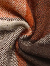 Perfee Plaid Button Lapel Collar Blazer with Tweed Plaid Blanket