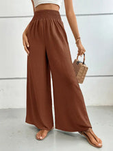 Perfee Wide Leg Pants with Pockets Woman Pants
