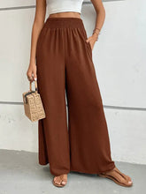 Perfee Wide Leg Pants with Pockets Woman Pants