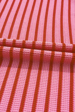 Pink and Red Striped Women’s T Shirt Woman T Shirts