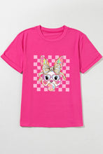 Pink Bunny Graphic T-Shirt for Women