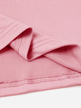 Pink Easter Bunny Graphic Short Sleeve T-Shirt for Women