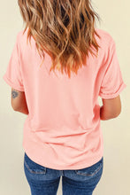 Pink Floral Pumpkin T-Shirt for Women