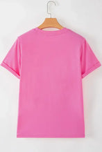 Pink Guitar Graphic T-Shirt for Women Woman T Shirts