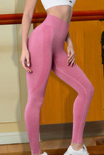 Pink High-Waisted Athletic Leggings for Women