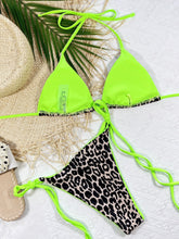 Pink Leopard Print Bikini with Removable Padding