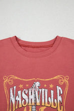 Pink Nashville Music City Graphic Tee for Women Woman T Shirts