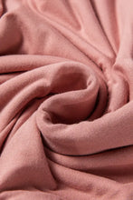 Pink Neck Long Sleeve Top and Blue Jeans Set for Women Woman Bodysuits