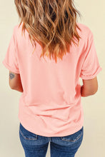 Pink Nutcracker Round Neck Short Sleeve T Shirt for Women