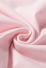 Pink Puff Sleeve Top with Denim Skort for Women Woman T Shirts