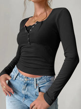 Pink Ribbed Long Sleeve Top with Lace Detail