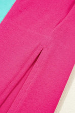 Pink Ruffled Sleeve Dress and Colorful Striped T Shirts for Women Woman T Shirts