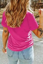 Pink Sequin Easter Egg T-Shirt for Women Woman T Shirts