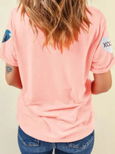 Pink Sequin Heart T-Shirt for Women Woman T Shirts