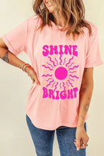 Pink Shine Bright Graphic T-Shirt for Women Woman T Shirts