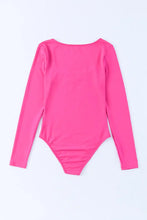 Pink Short Sleeve Bodysuit for Women with Opaque Basic Style Woman Bodysuits
