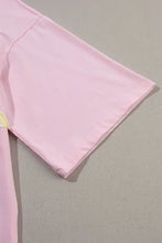 Pink Star Patterned Cotton T Shirt for Women Woman T Shirts