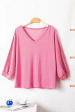 Pink Striped Off Shoulder Long Sleeve Top for Women Woman T Shirts