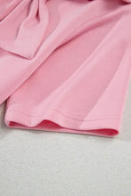 Pink T-Shirt with Bow Detail for Women Woman T Shirts