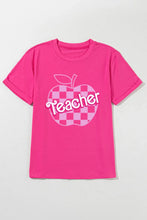 Pink Teacher T Shirt for Women