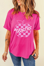 Pink Teacher T Shirt for Women