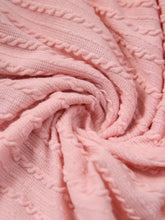 Pink Textured Flutter Sleeve Top for Women Woman T Shirts