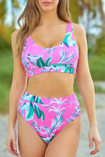 Pink Tropical Floral Bikini Set for Women Pink S Woman Swim sets